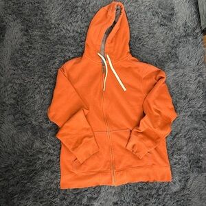 Eddie Bauer Rust Zip-Up Hoodie